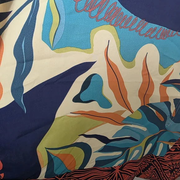 Soft Surroundings Multicolor Abstract Boho Kimono One Size - Picture 4 of 6